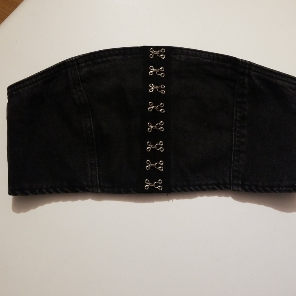 Topshop Sexy Denim Bralet